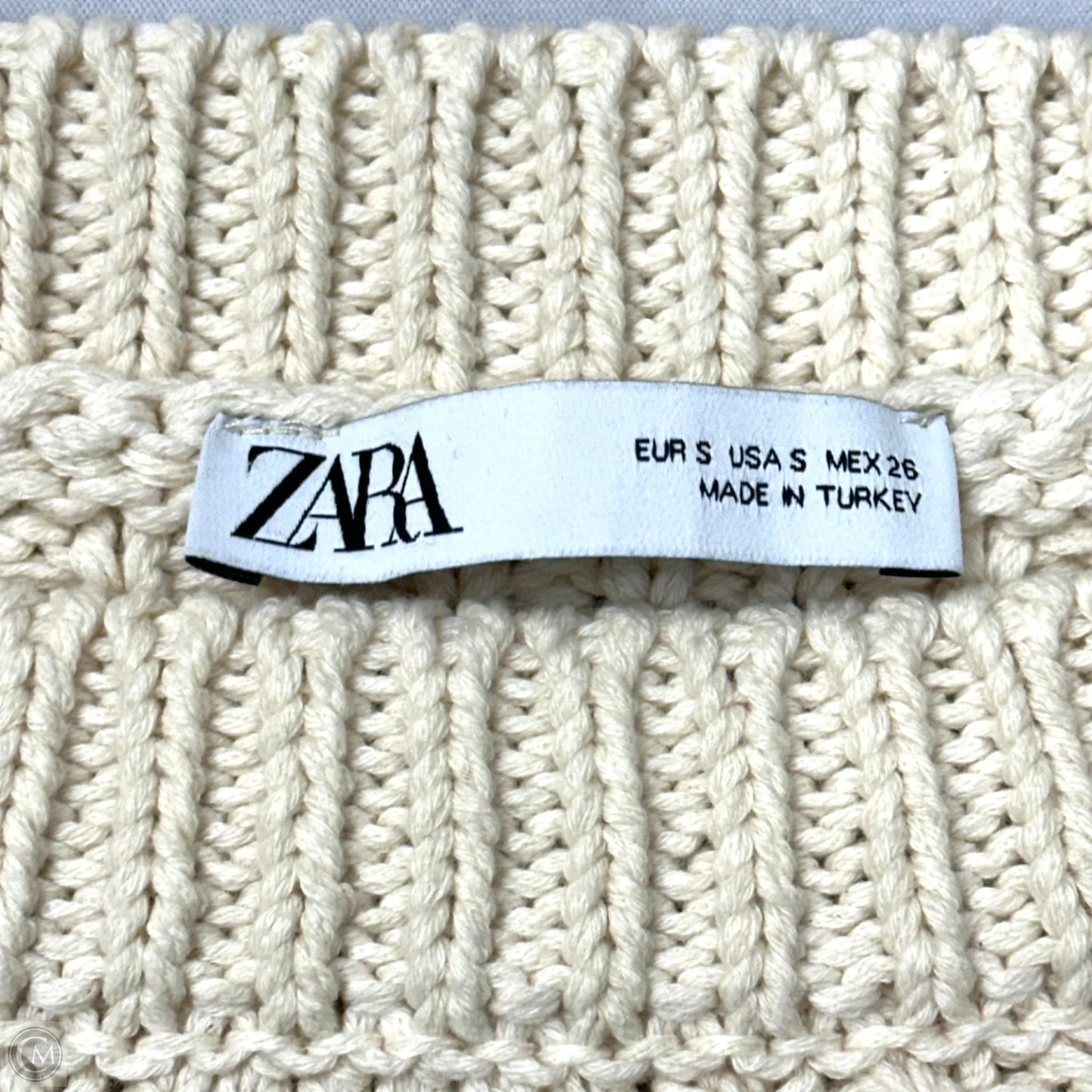 Sweater By Zara In Cream, Size: S