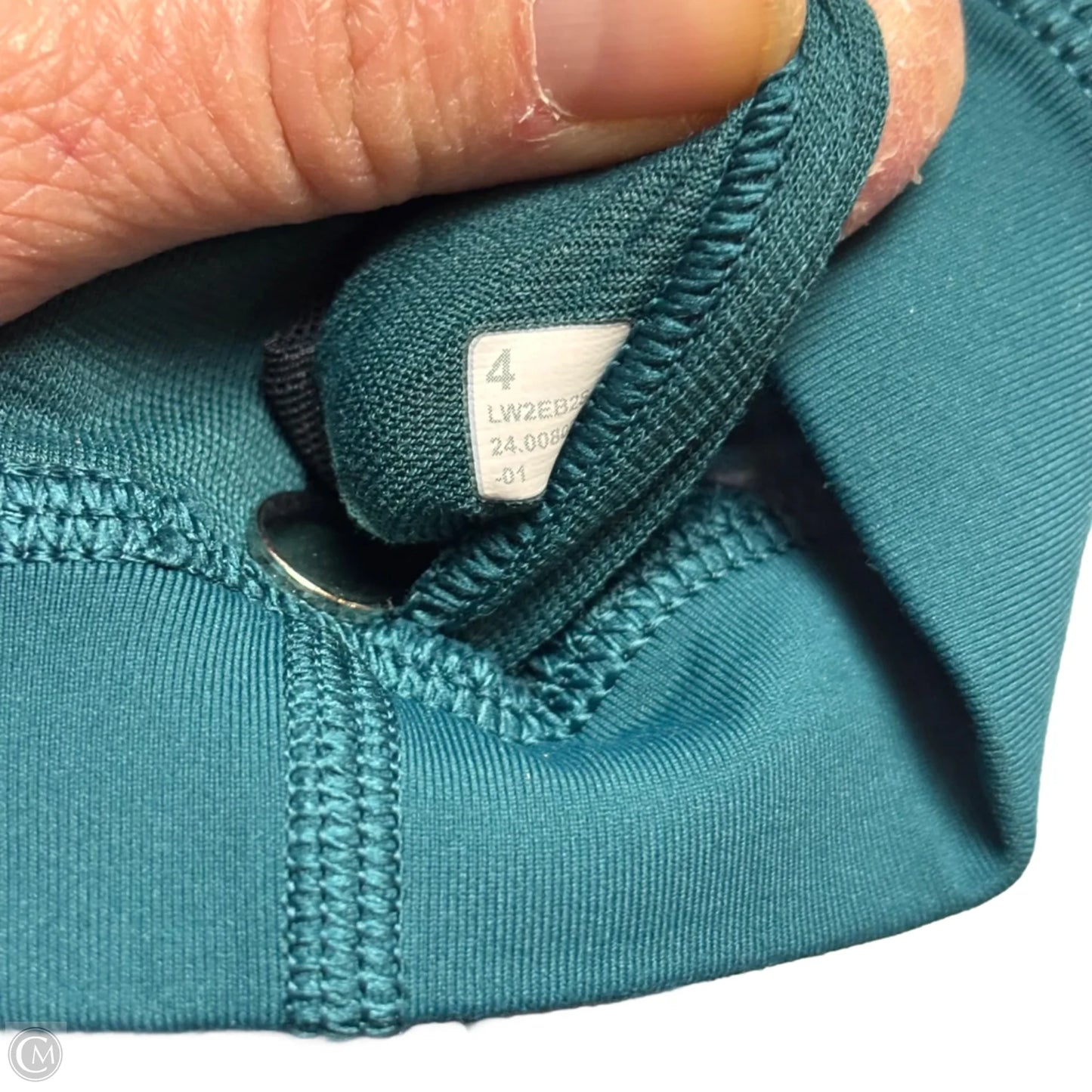 Athletic Bra By Lululemon In Green, Size: Xs