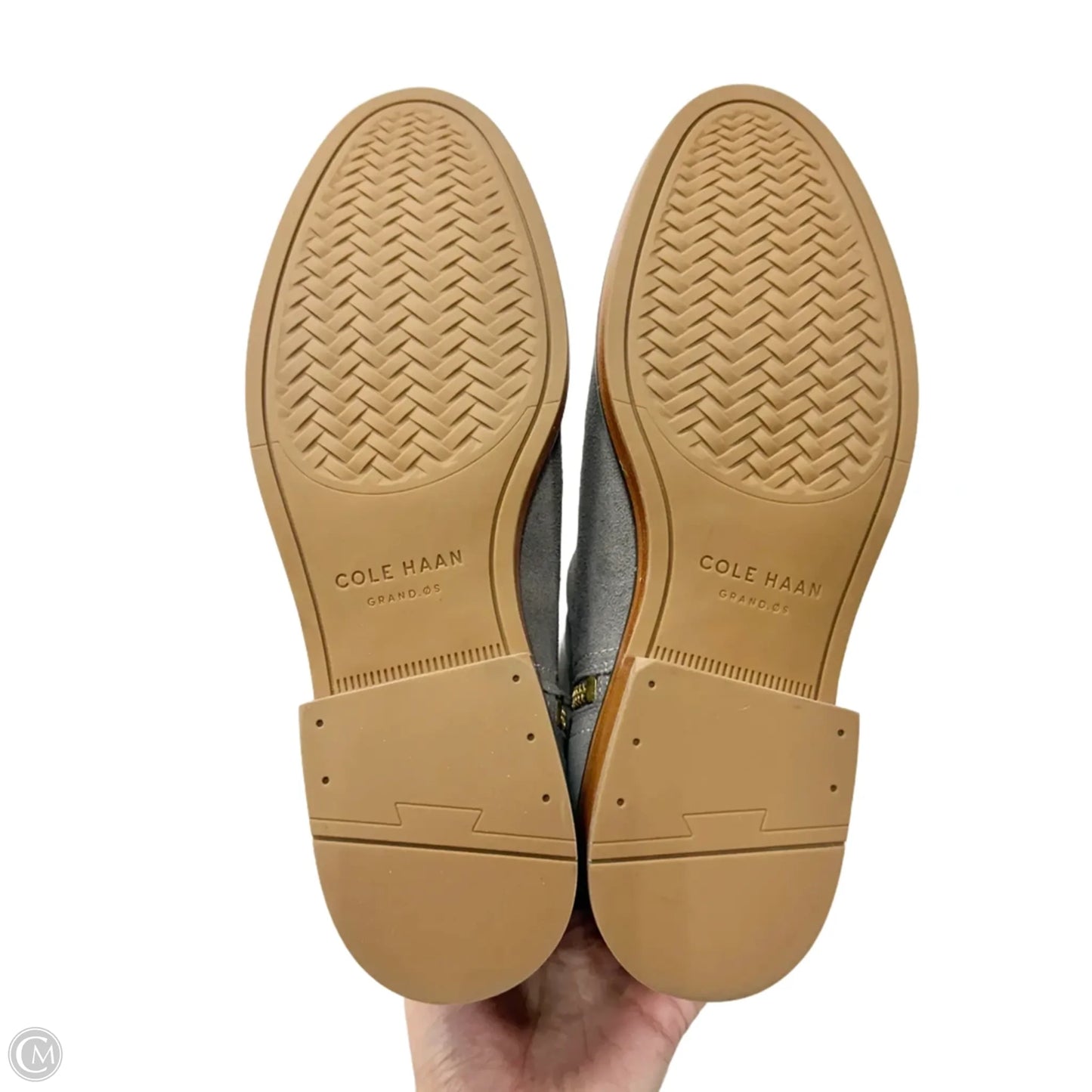 Boots Ankle Heels By Cole-haan In Grey, Size: 7.5