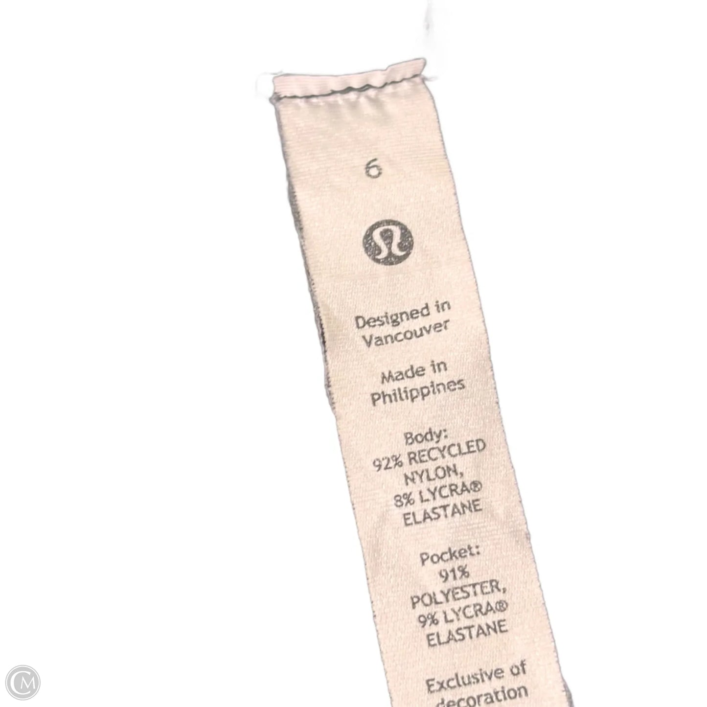 Athletic Top Long Sleeve Crewneck By Lululemon In Black, Size: S