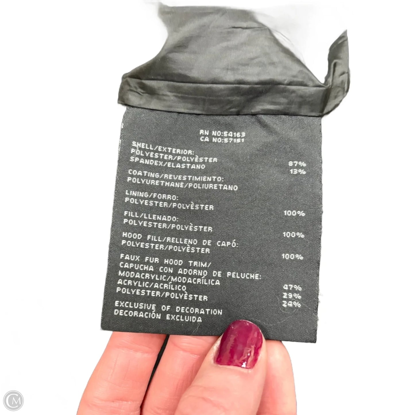 Coat Puffer & Quilted By Marc New York In Black, Size: M