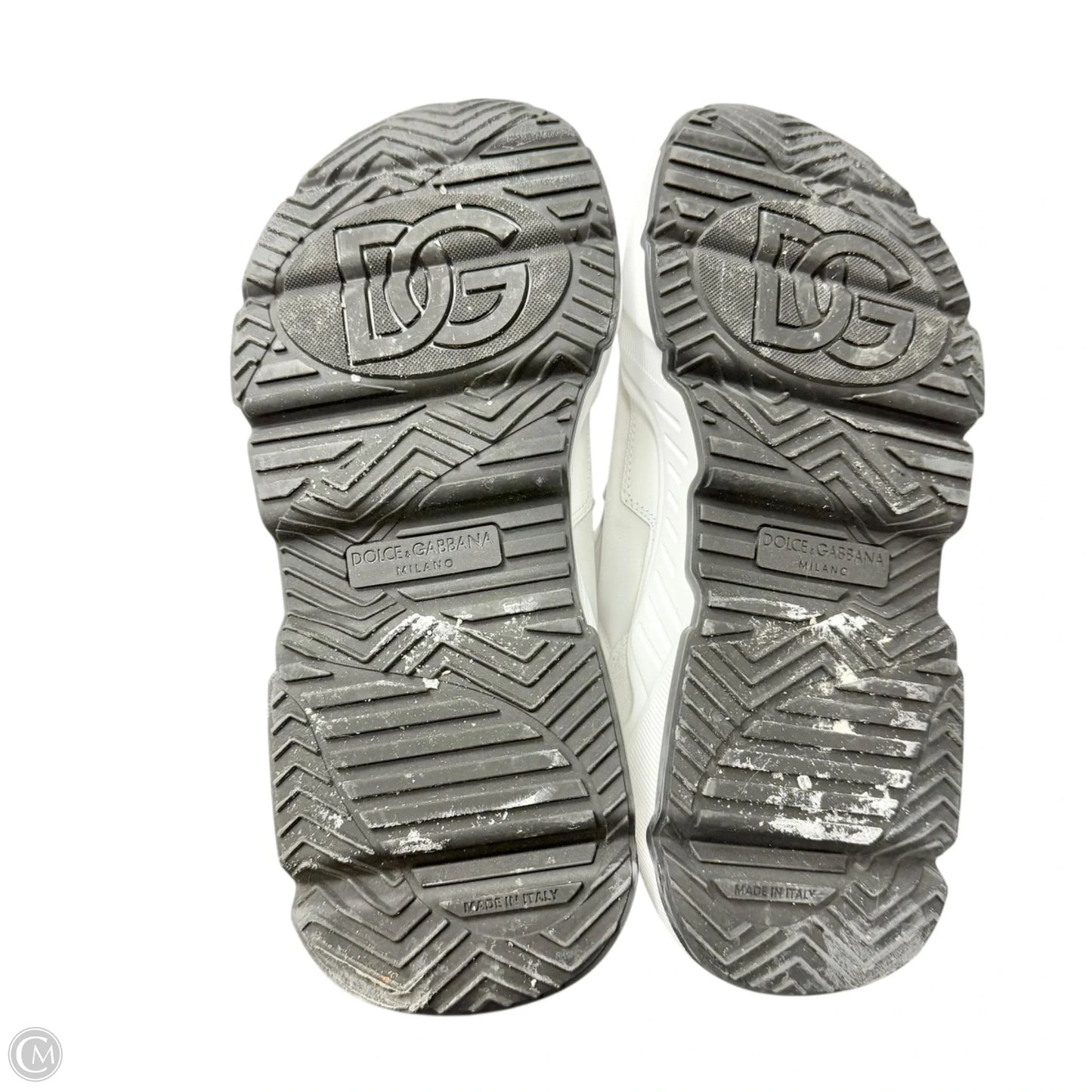 Shoes Luxury Designer By Dolce And Gabbana In Black & White, Size: 8