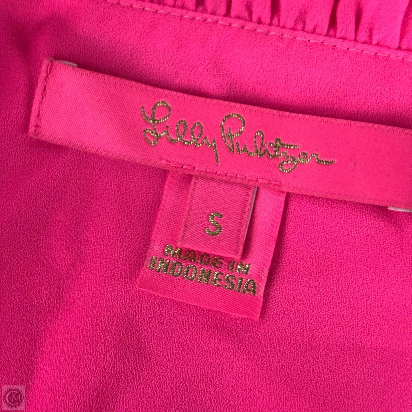 Top Sleeveless Designer By Lilly Pulitzer In Pink, Size: S