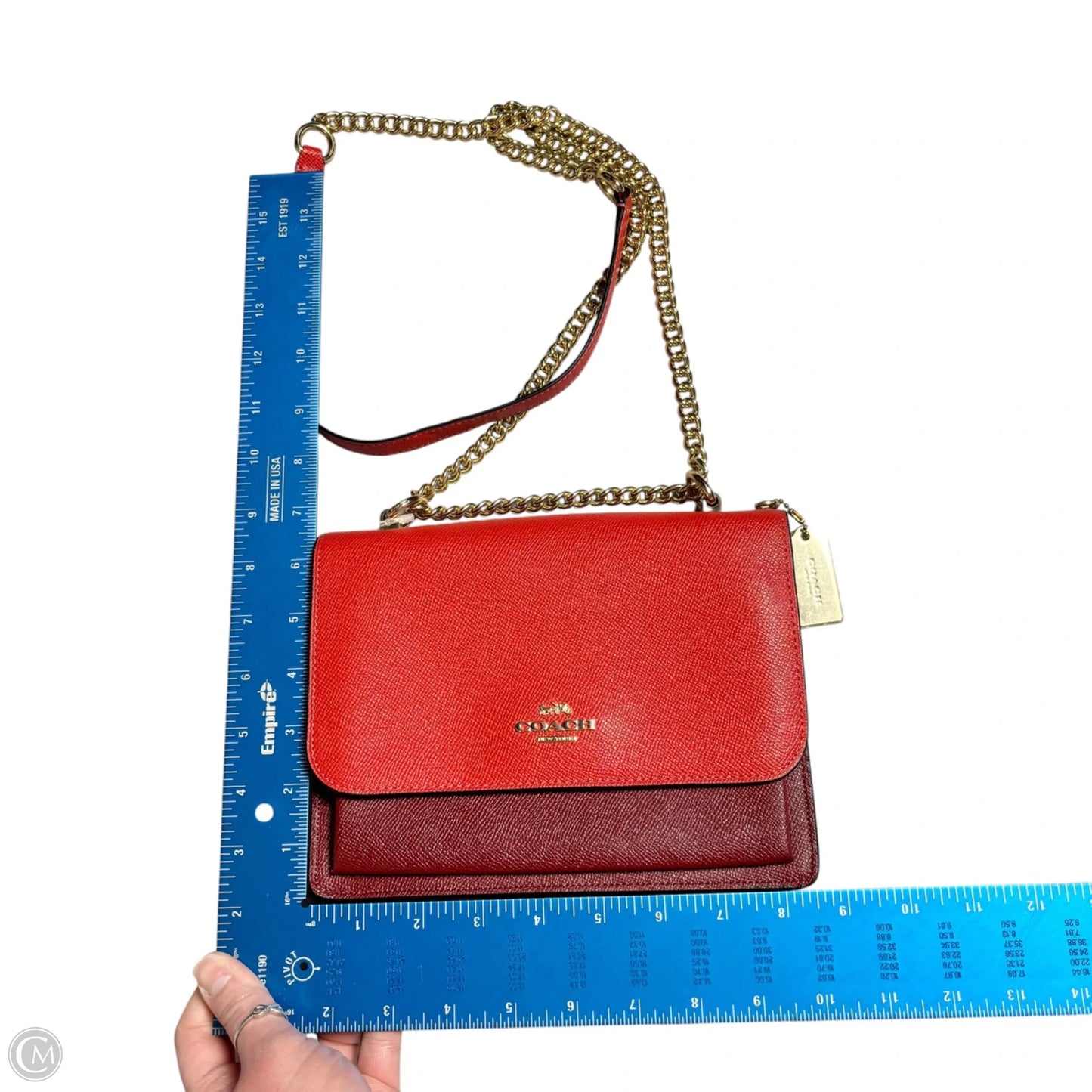 Crossbody Designer By Coach, Size: Medium