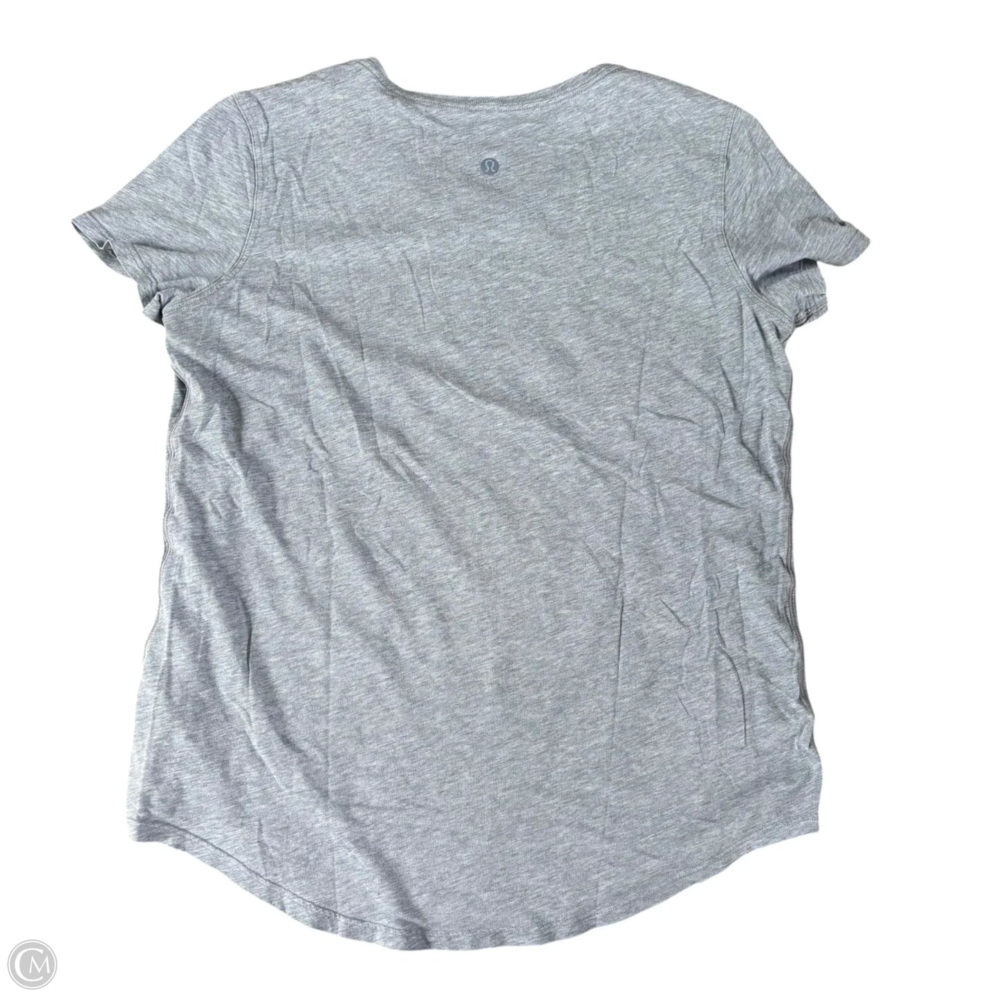 Athletic Top Short Sleeve By Lululemon In Blue, Size: S