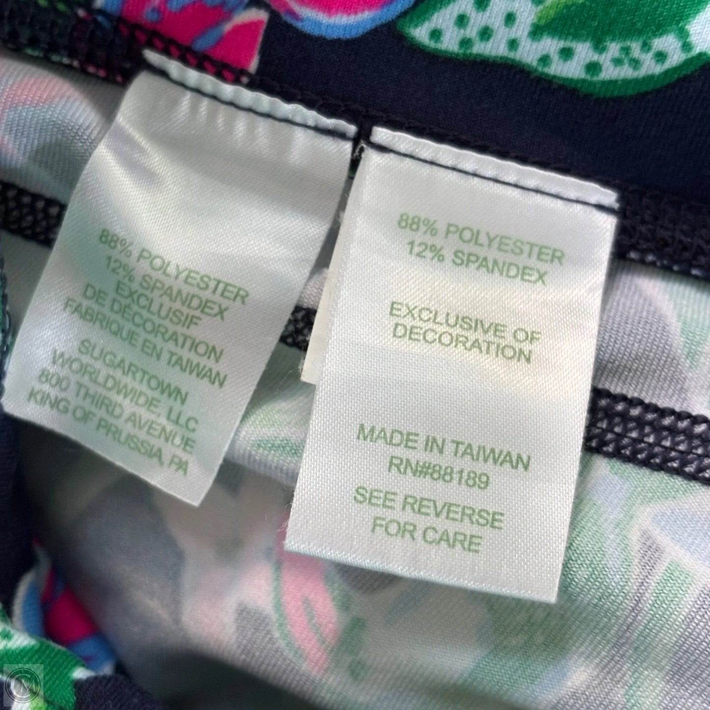 Pants Designer By Lilly Pulitzer In Blue & Green, Size: M