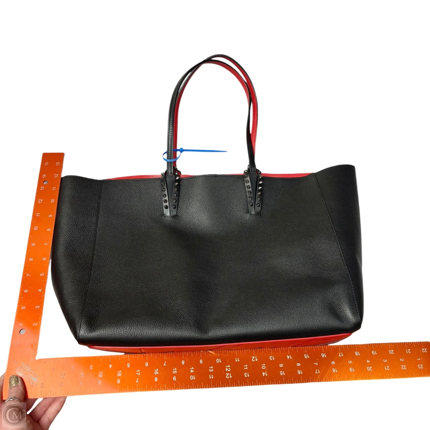 Handbag Luxury Designer By Christian Louboutin, Size: Large