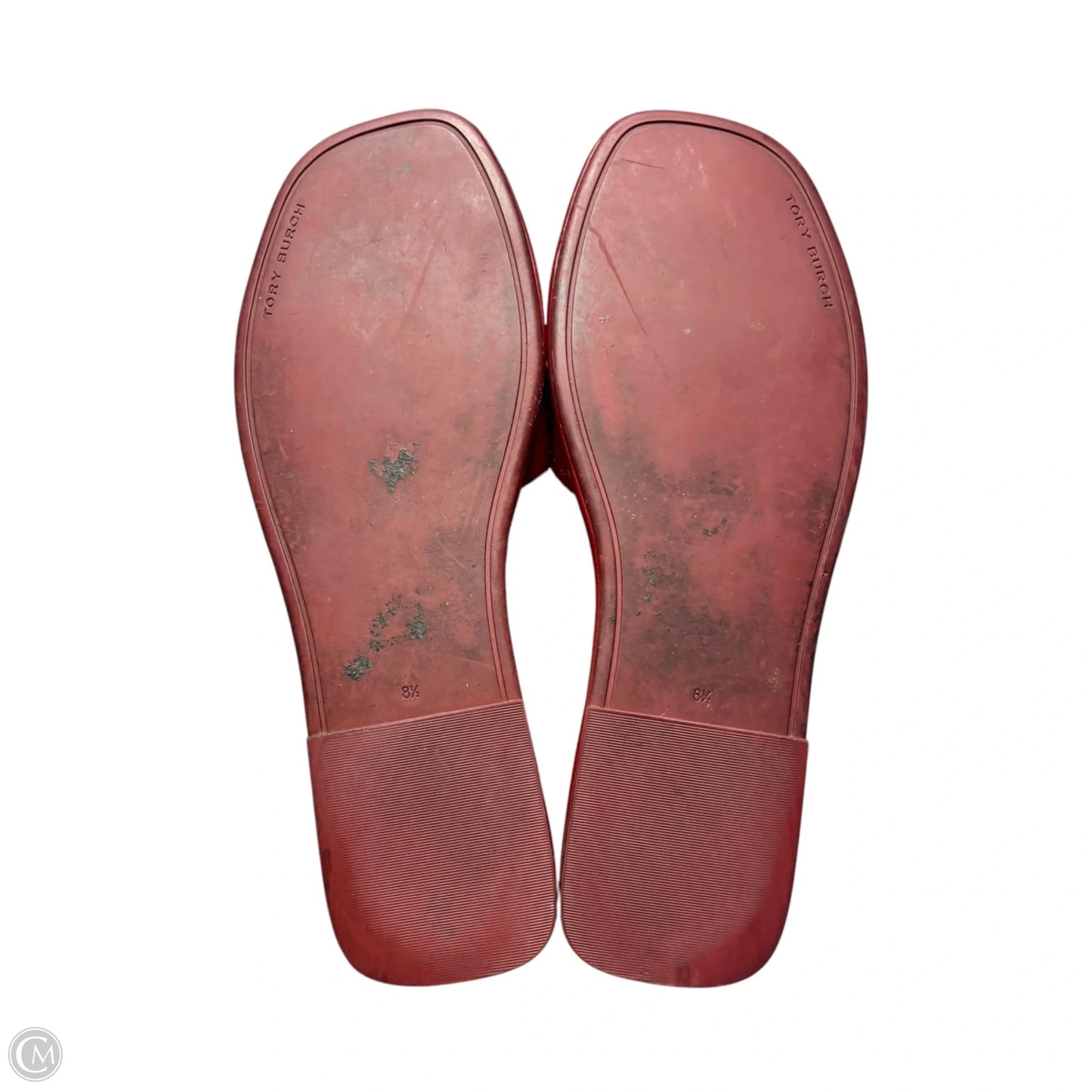 Sandals Designer By Tory Burch In Red, Size: 8.5