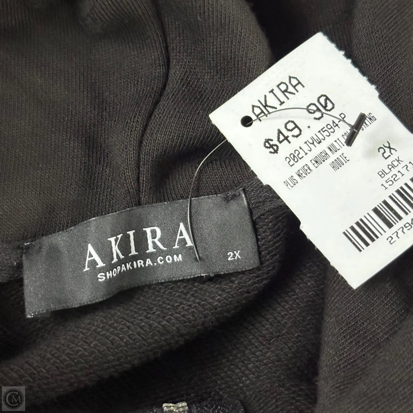 Jacket Other By Akira In Black, Size: 2x