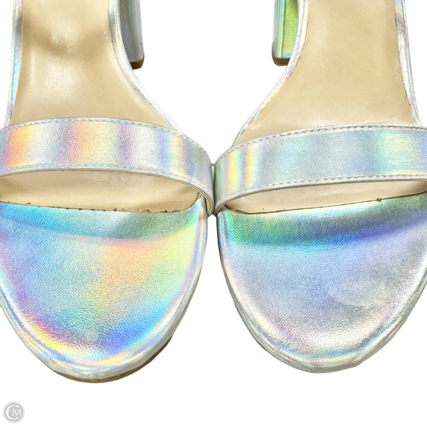 Shoes Heels Block By Bp In Silver, Size: 11
