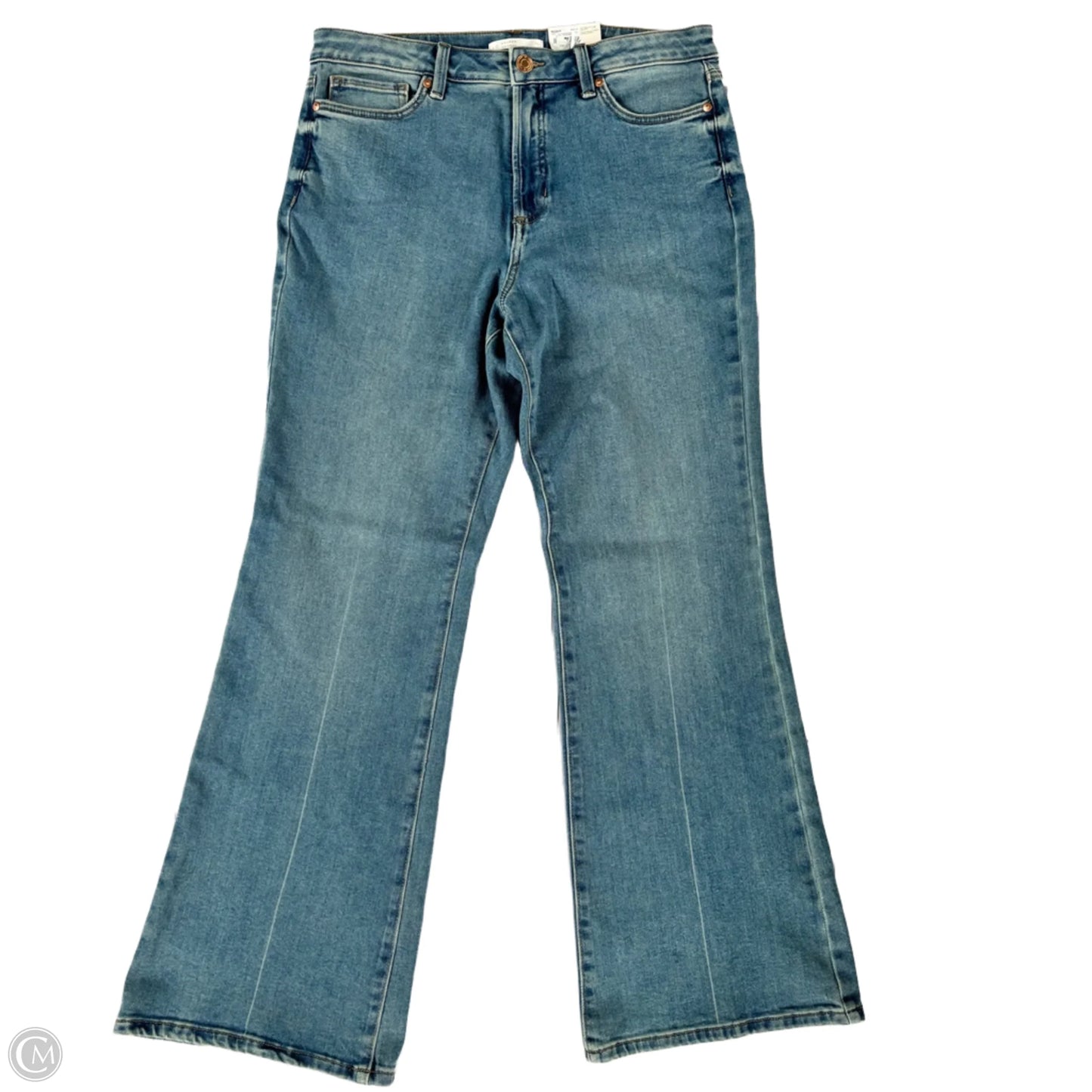 Jeans Flared By Lc Lauren Conrad In Blue Denim, Size: 14