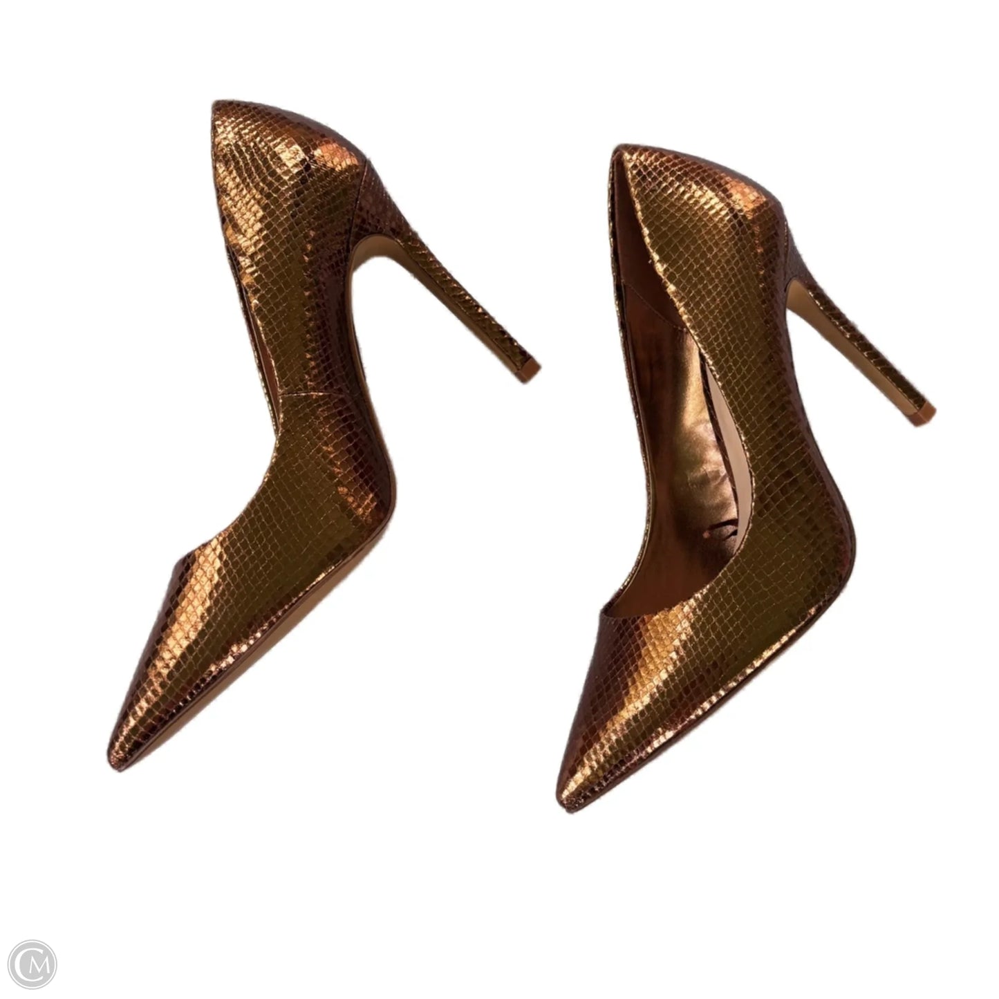 Shoes Heels Stiletto By Aldo In Bronze, Size: 8.5