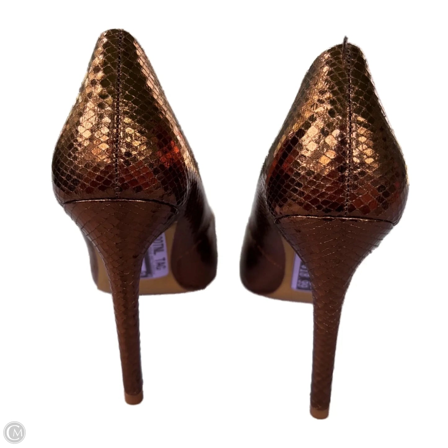 Shoes Heels Stiletto By Aldo In Bronze, Size: 8.5