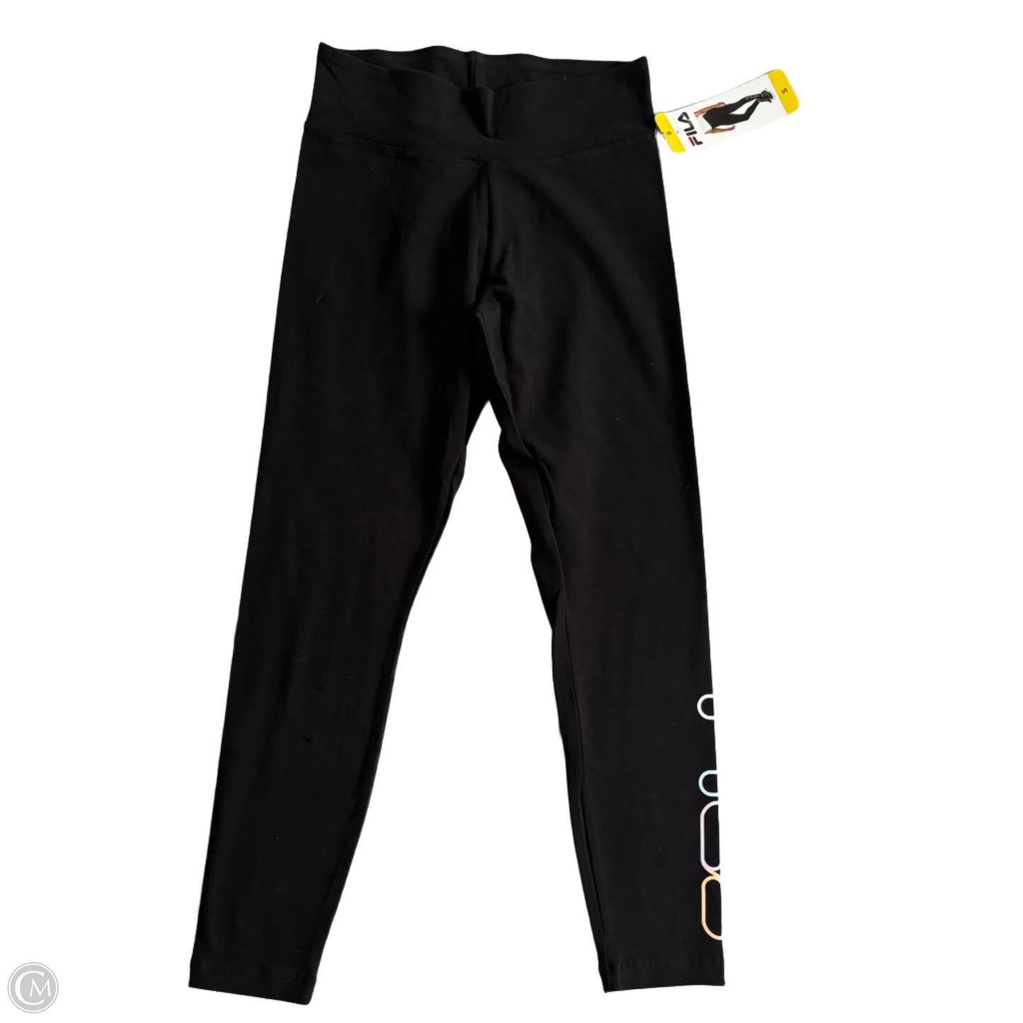 Athletic Leggings By Fila In Black, Size: S