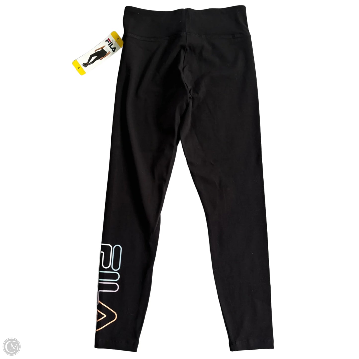 Athletic Leggings By Fila In Black, Size: S