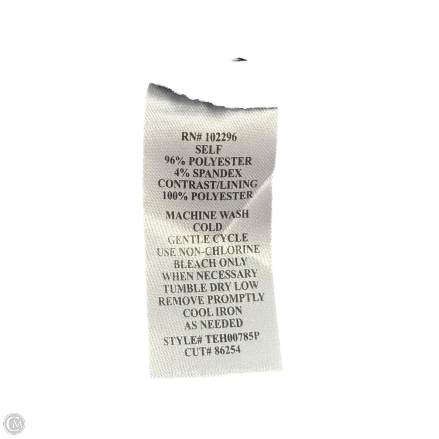 Dress Casual Midi By Connected Apparel In Black & Blue, Size: M