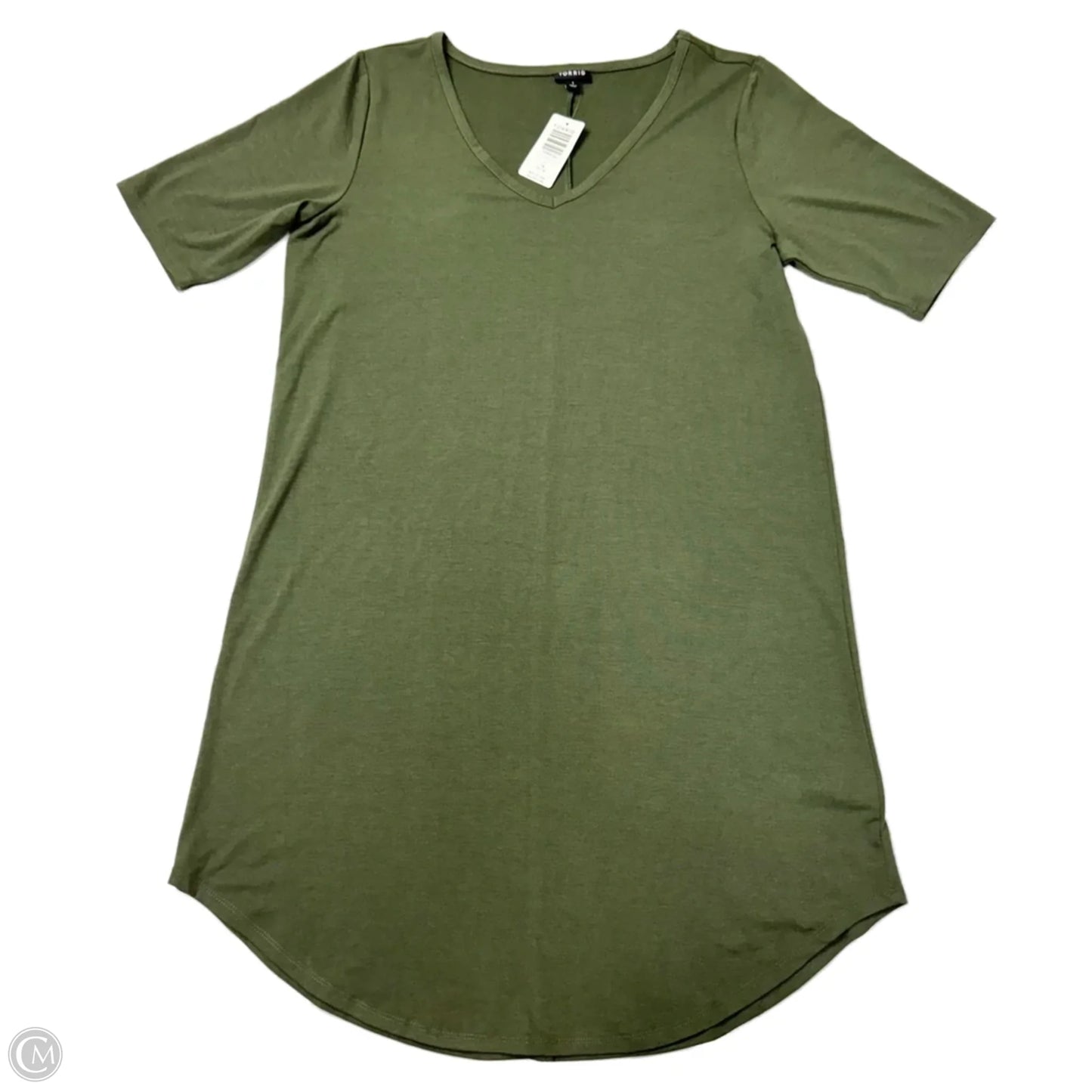 Dress Casual Midi By Torrid In Green, Size: 1x