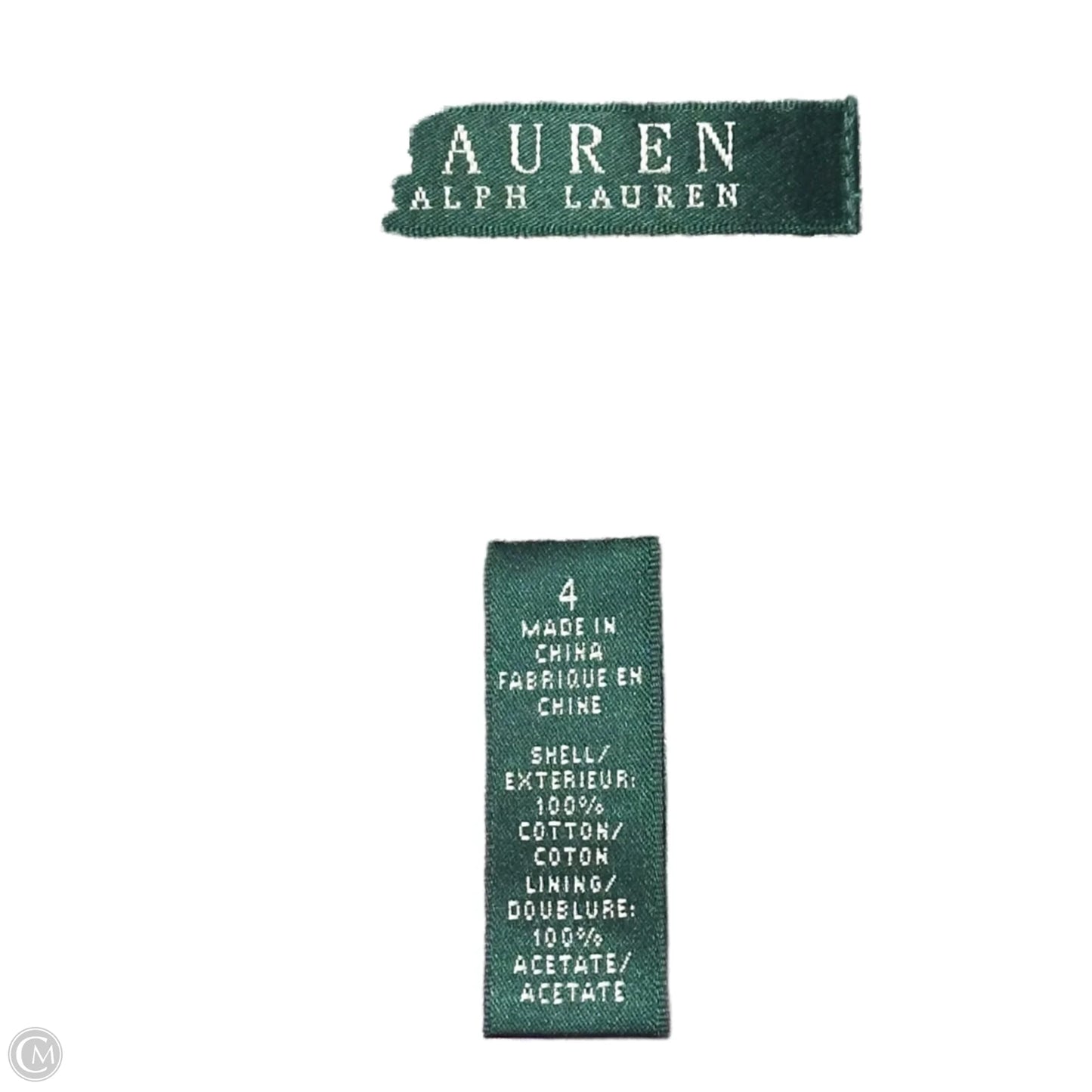 Blazer By Lauren By Ralph Lauren In Black & White, Size: 4