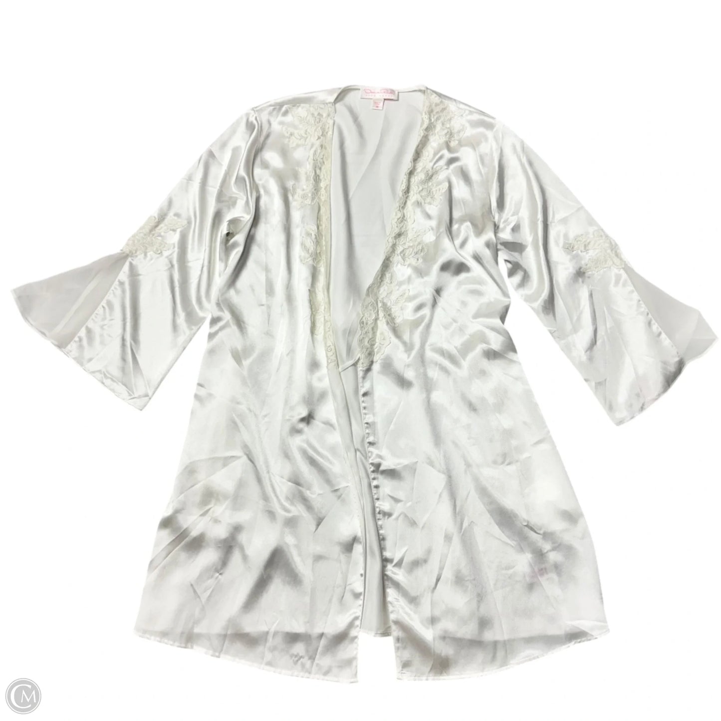 Robe Designer By Oscar De La Renta In White, Size: M