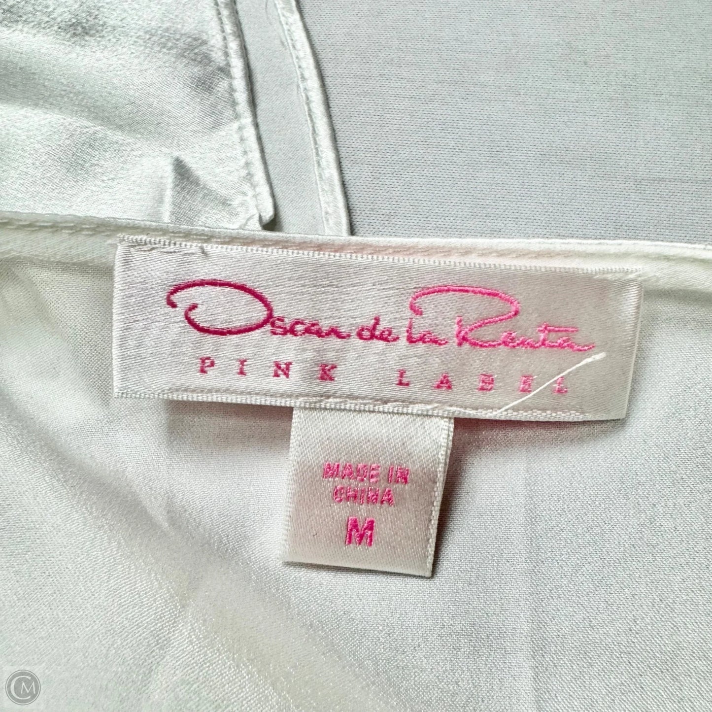 Robe Designer By Oscar De La Renta In White, Size: M