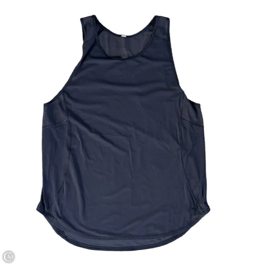 Athletic Tank Top By Lululemon In Black, Size: L