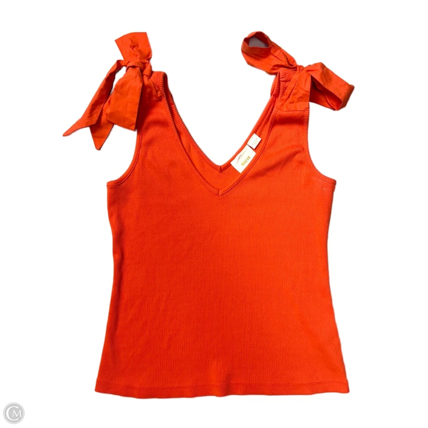 Top Sleeveless By Maeve In Orange, Size: M