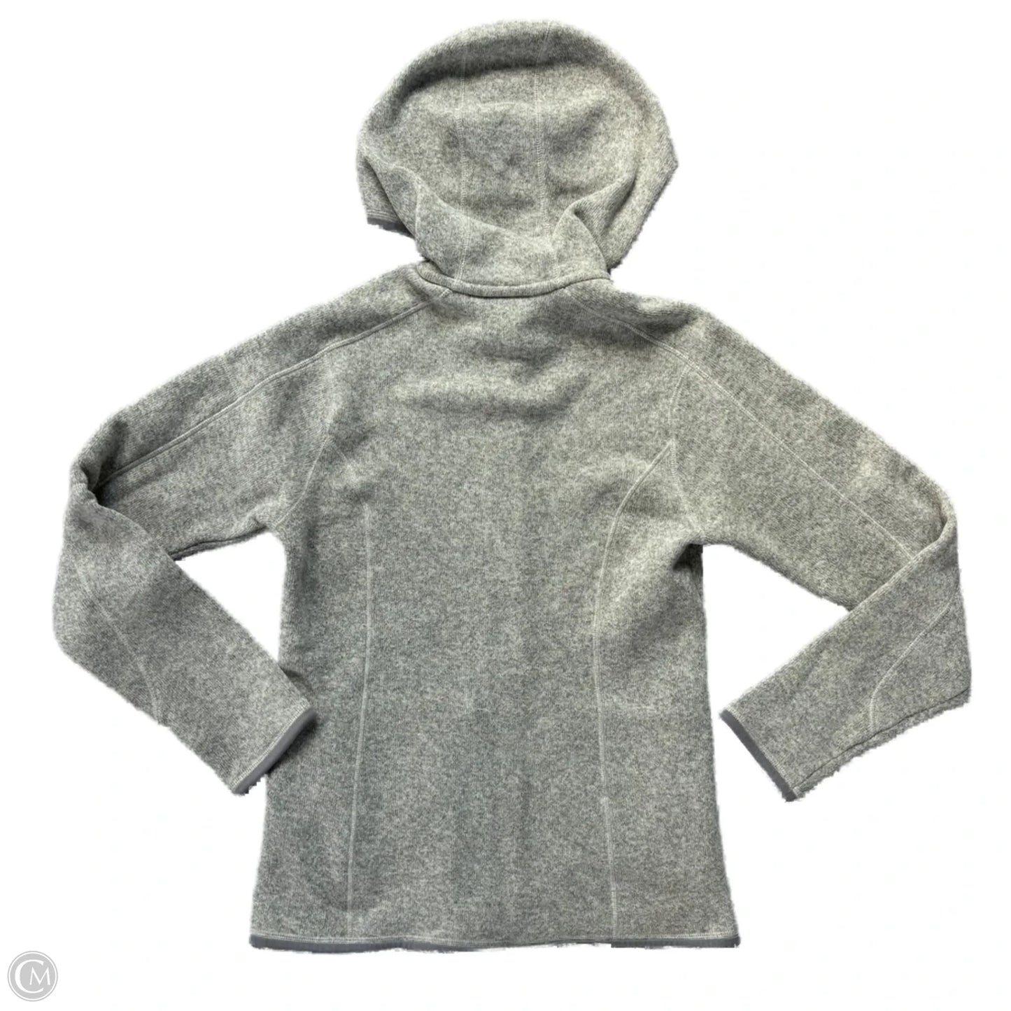 Jacket Fleece By Patagonia In Grey, Size: M