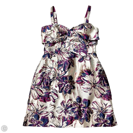 Romper Designer By Lilly Pulitzer In Purple & Silver, Size: Xxs