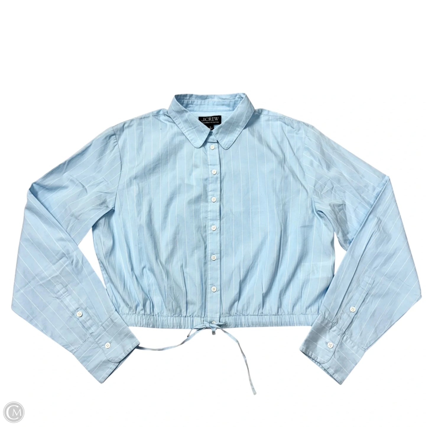 Top Long Sleeve By J. Crew In Blue, Size: M