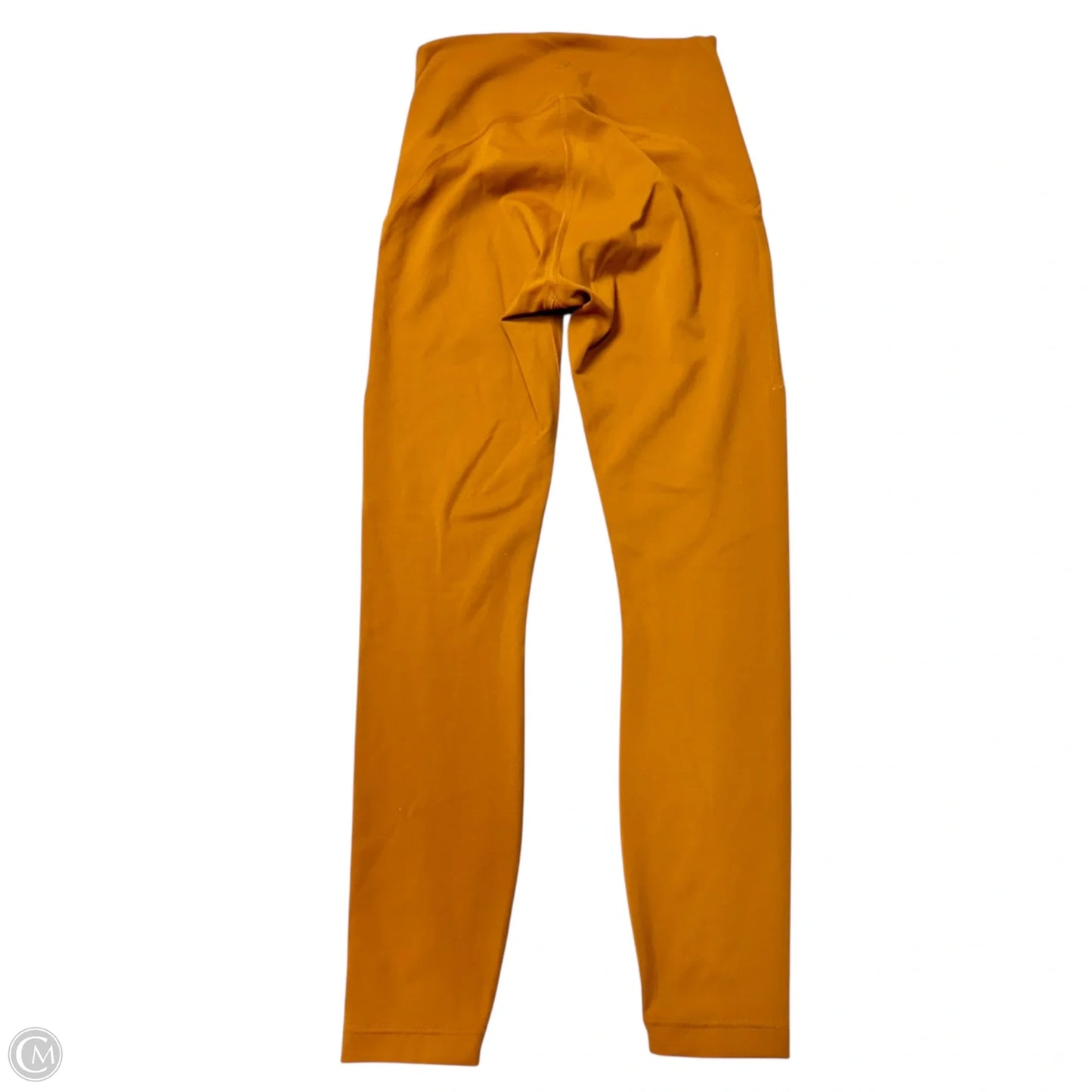 Athletic Leggings By Lululemon In Orange, Size: 4