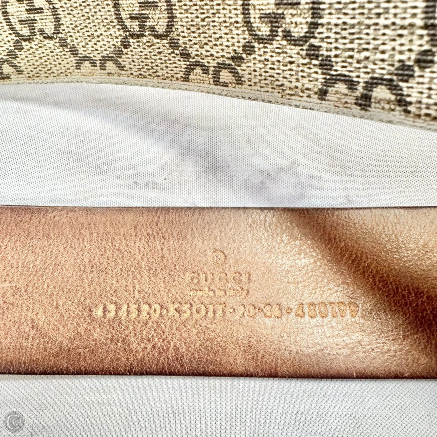 Belt Luxury Designer By Gucci, Size: Large