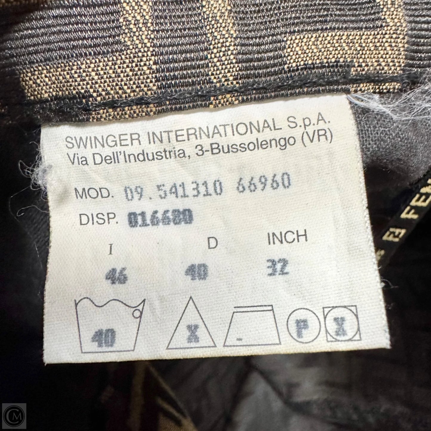Skirt Luxury Designer By Fendi In Black & Brown, Size: 12