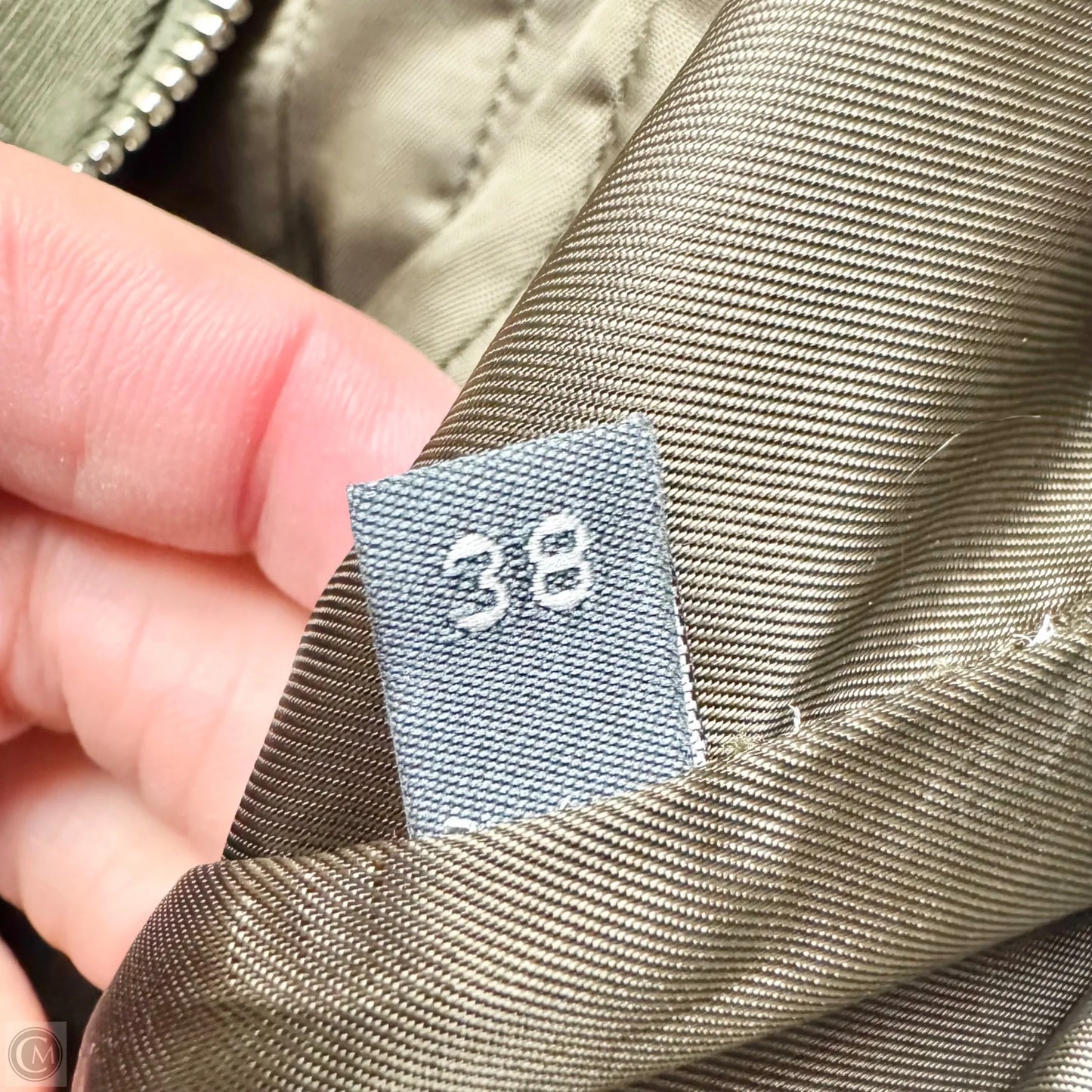 Coat Luxury Designer By Alexander Mcqueen In Green, Size: Xs