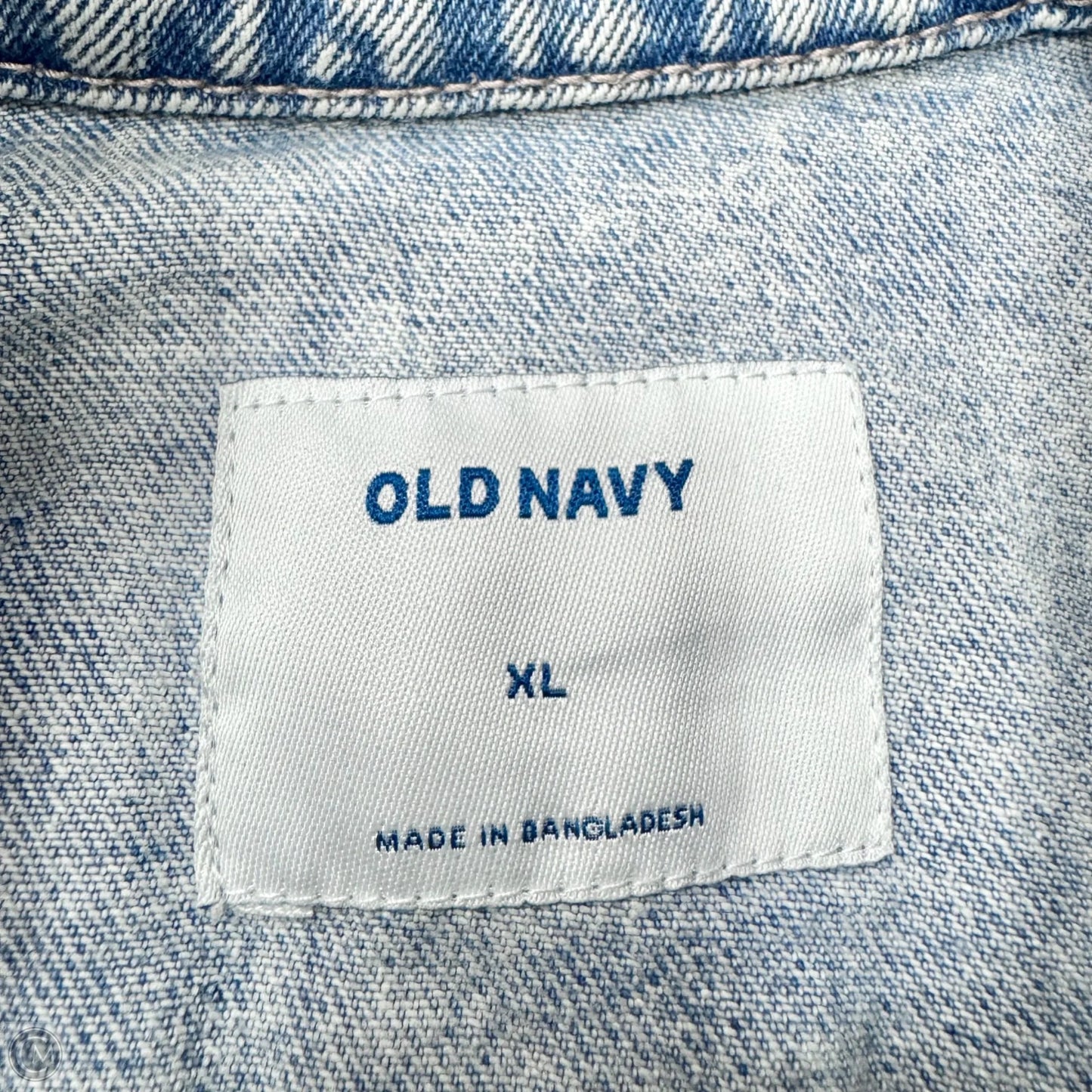Jacket Denim By Old Navy In Blue Denim, Size: Xl