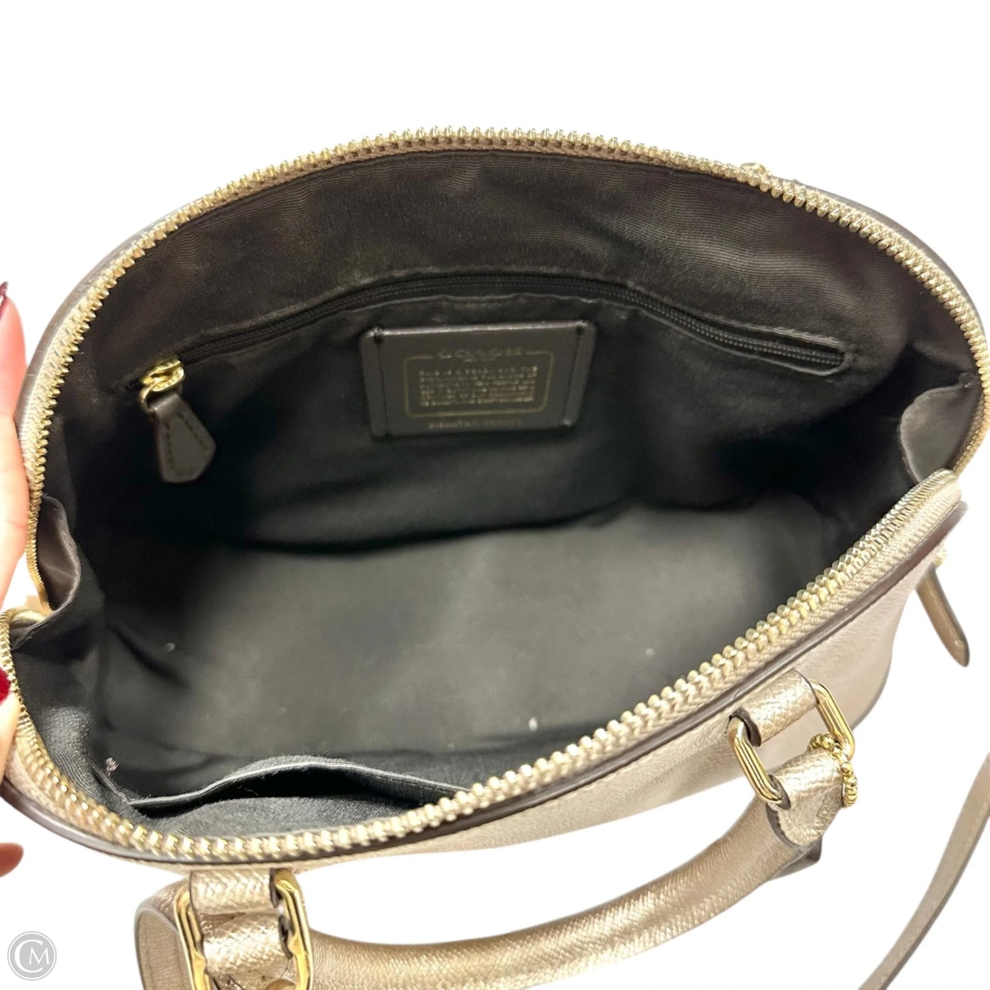 Handbag Designer By Coach, Size: Medium