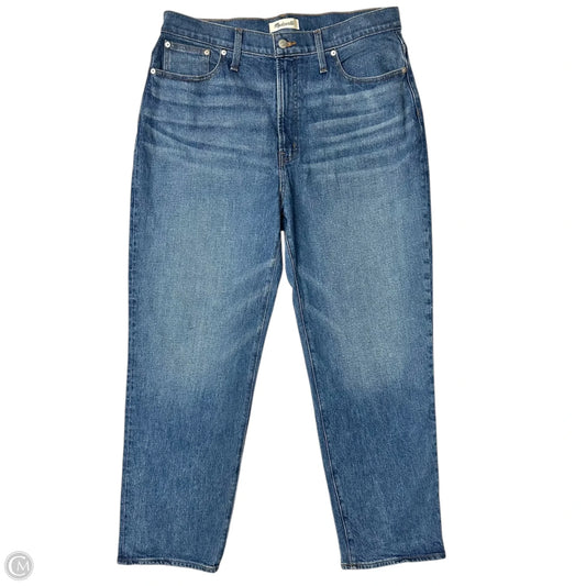 Jeans Boyfriend By Madewell In Blue Denim, Size: 14