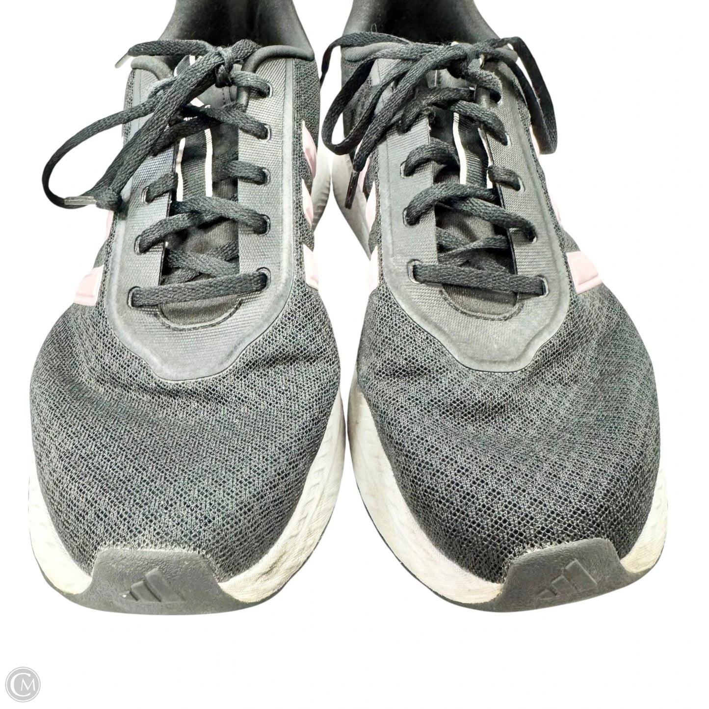 Shoes Sneakers By Adidas In Black & Pink, Size: 10