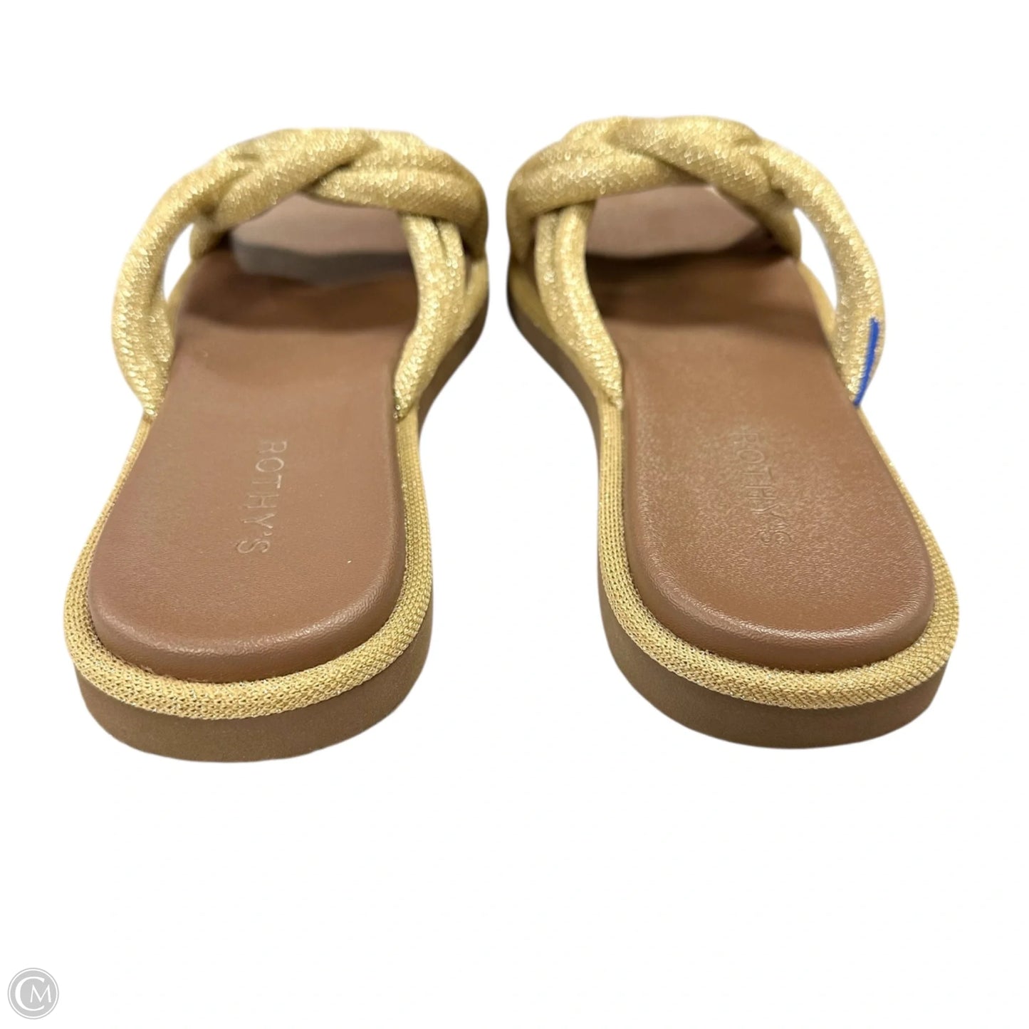 Sandals Flats By Rothys In Gold, Size: 10.5