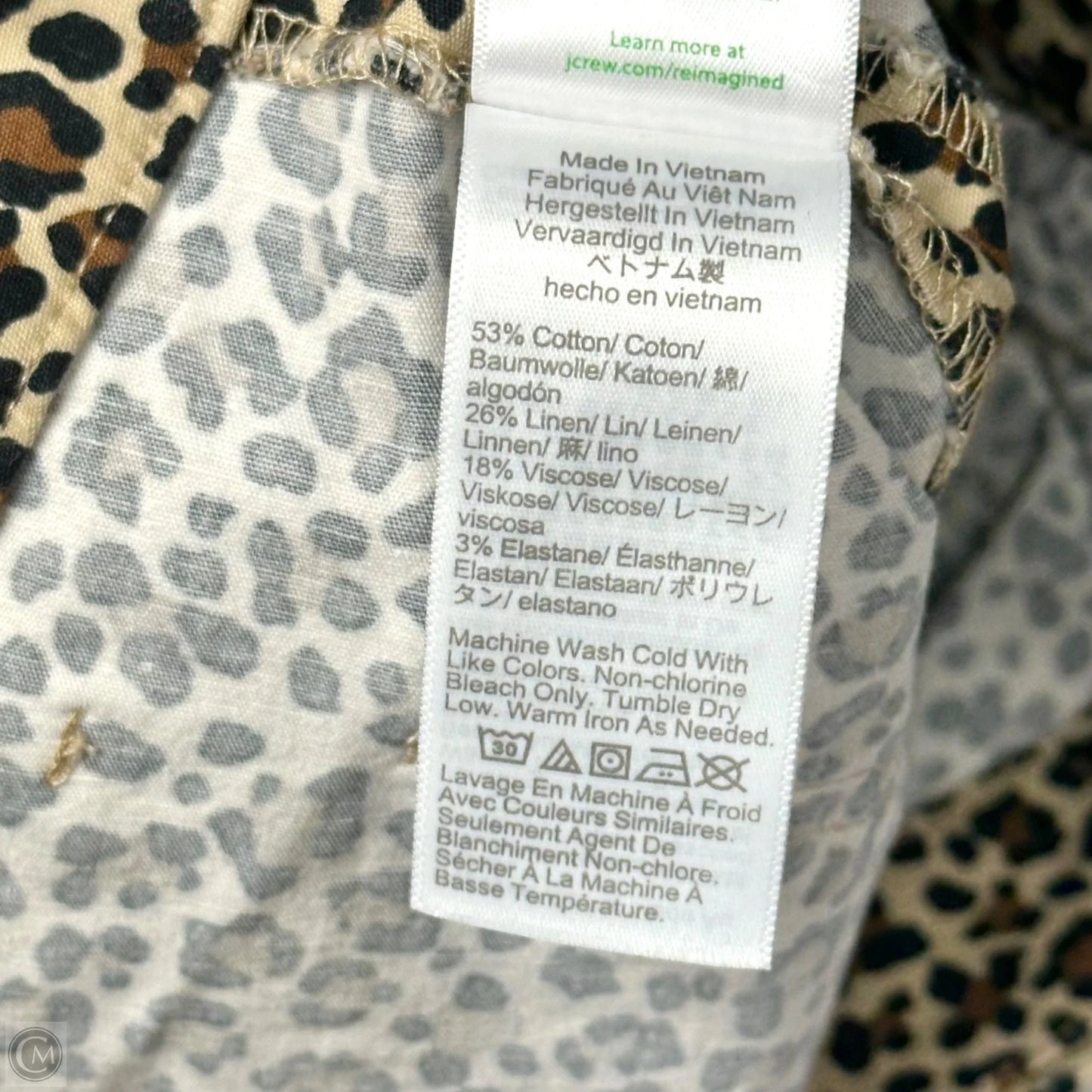 Pants Wide Leg By J. Crew In Animal Print, Size: 14