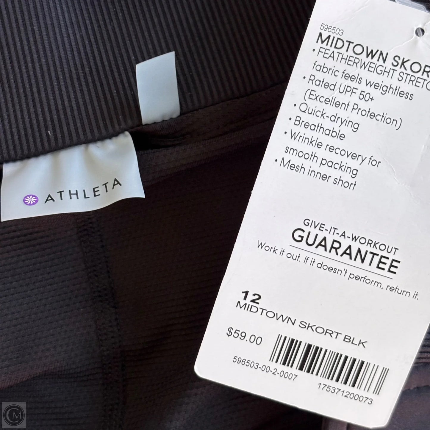 Athletic Skirt By Athleta In Black, Size: L