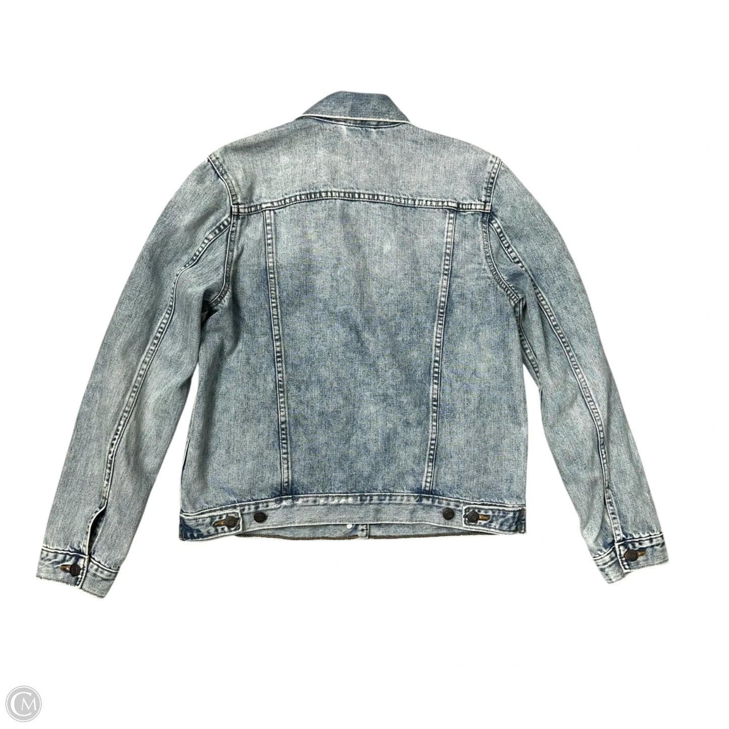 Jacket Denim By Gap In Blue Denim, Size: M