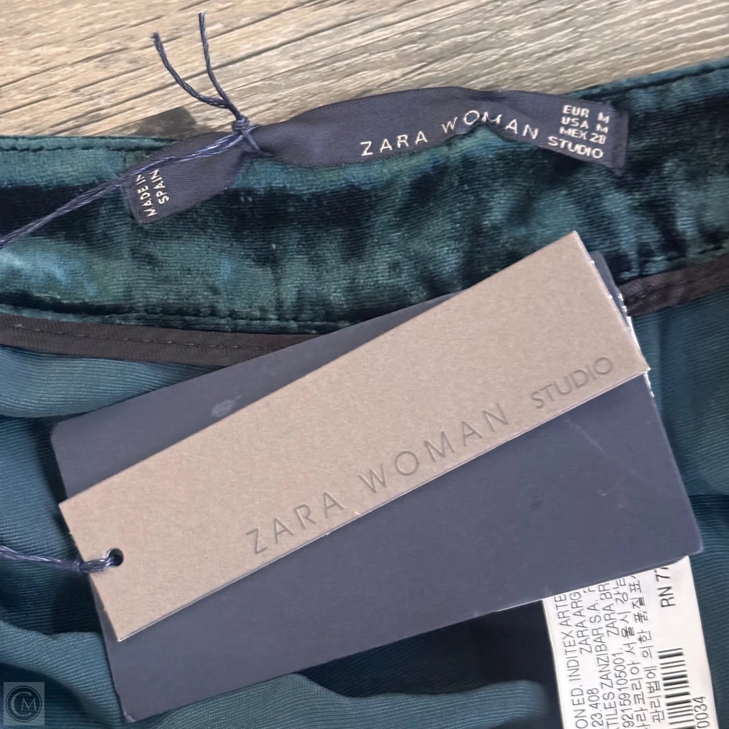 Pants Wide Leg By Zara Women In Green, Size: M