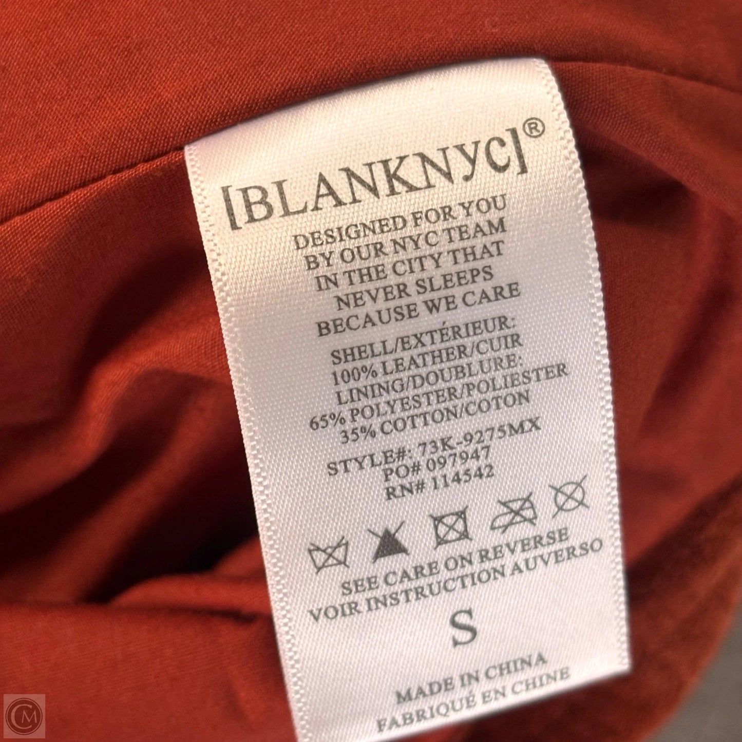 Vest Other By Blanknyc In Orange, Size: S