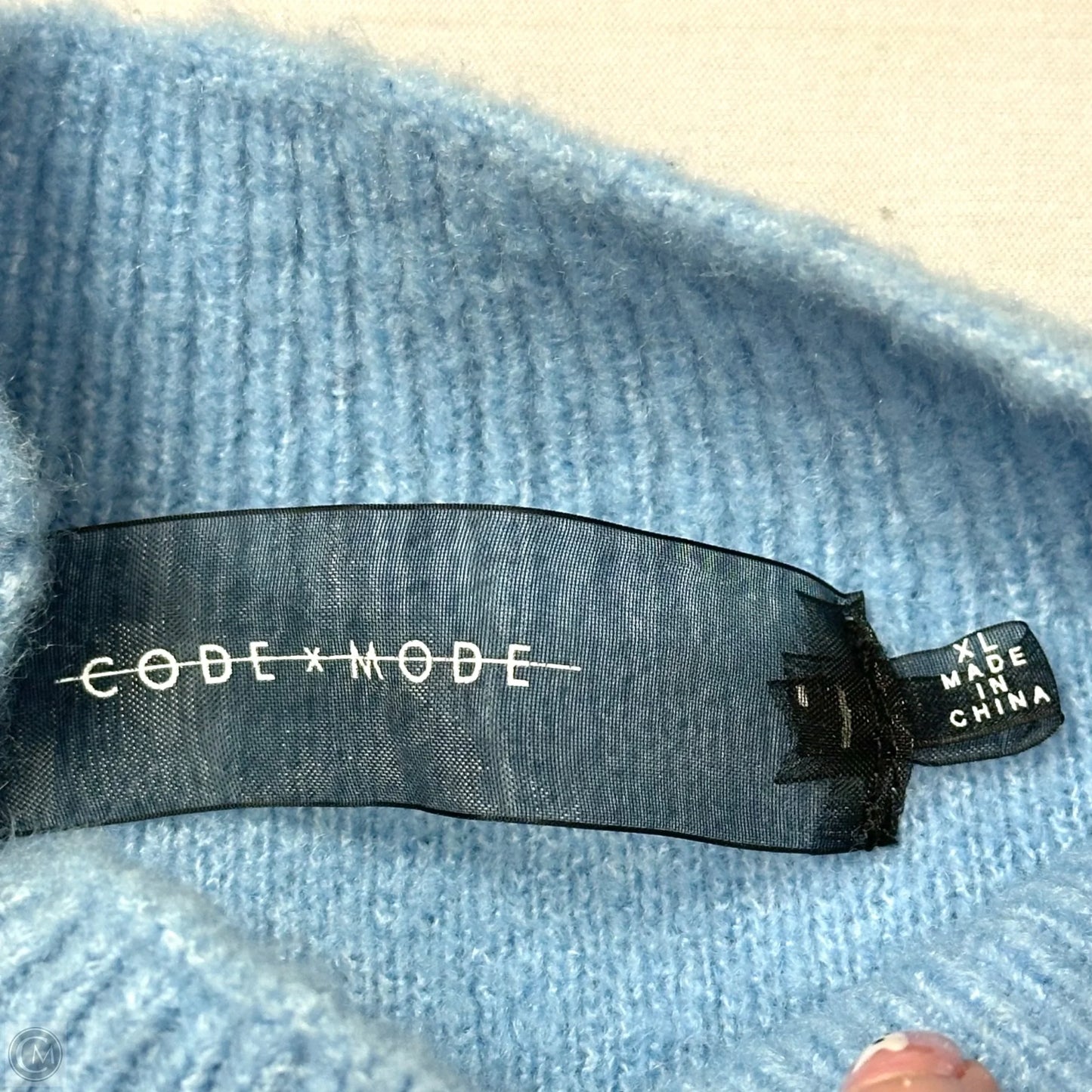 Sweater By Code Mode In Blue, Size: Xl