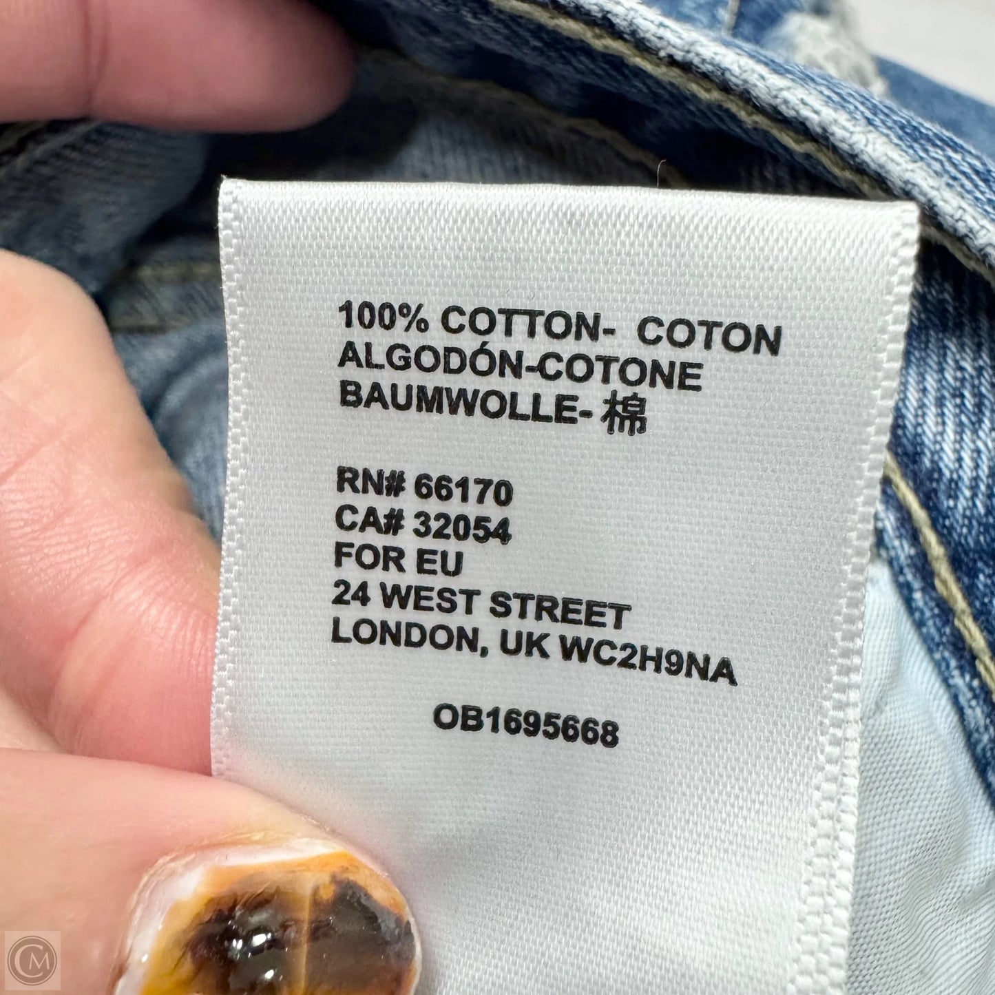 Jeans Straight By Bdg In Blue Denim, Size: 2