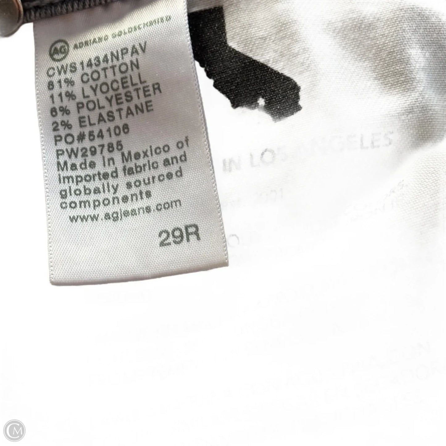 Jeans Skinny By Ag Jeans In Grey Denim, Size: 8