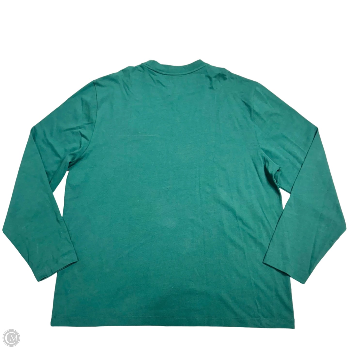 Top Long Sleeve Designer By Karl Lagerfeld In Green, Size: Xxl
