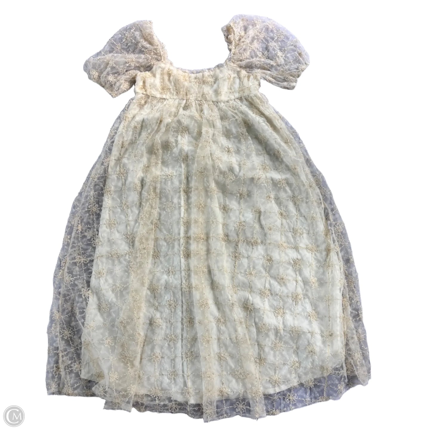 Dress Party Long By Storia In Cream, Size: M