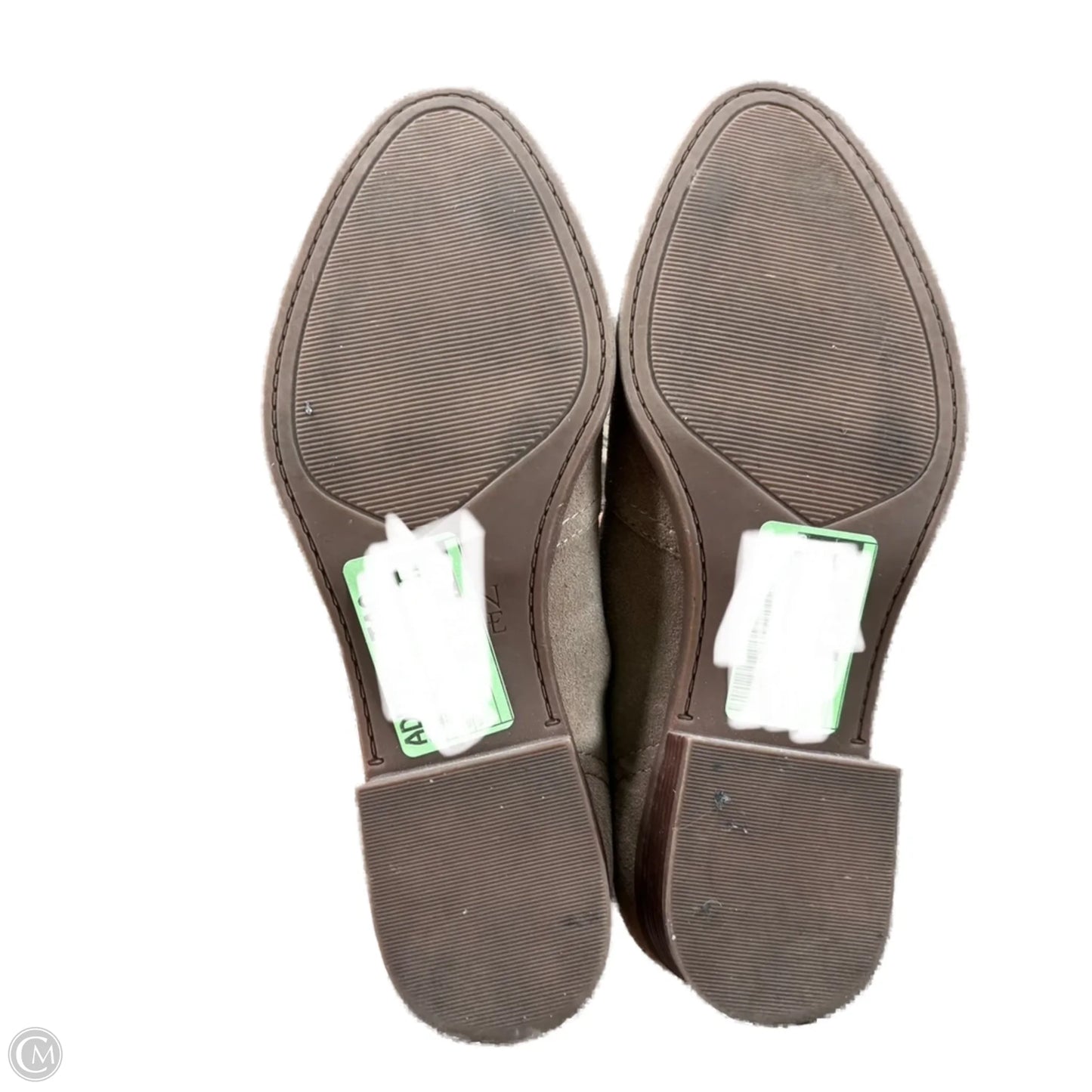 Shoes Heels Block By Crown Vintage In Beige, Size: 7.5
