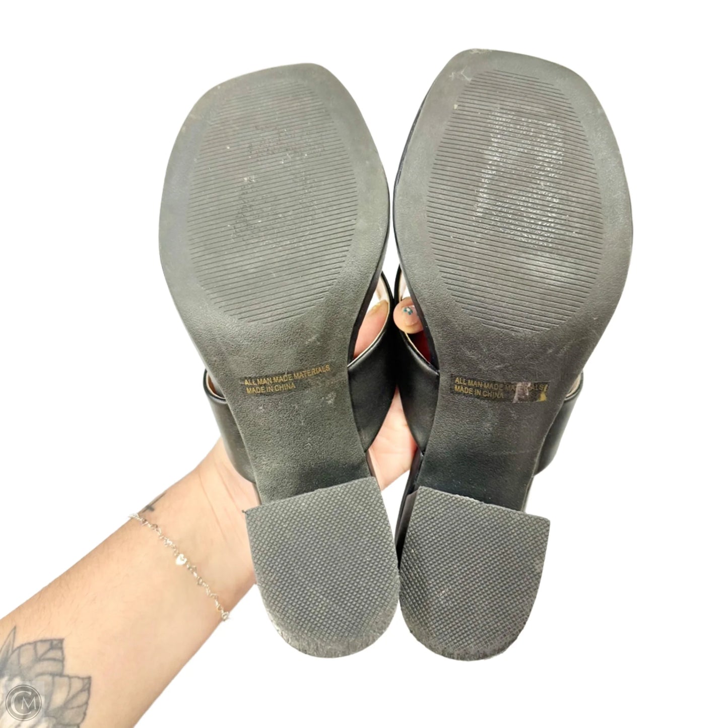Sandals Heels Block By Dolce Vita In Black, Size: 9